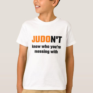 T-shirt JUDOn't savent avec qui vous salissez