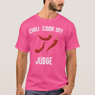 T-shirt Juge de Concours de Chili Party Piment Rouge Épice