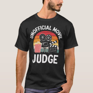 T-shirt Juge de Film Non Officiel Critique de Cinéma Non P