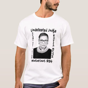 T-shirt Juge invaincu RBG notoire