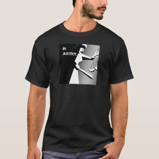 T-shirt Juge minimaliste noir et blanc