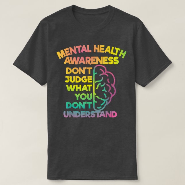 T-shirt Juge - Sensibilisation à la santé mentale 820 (Design devant)
