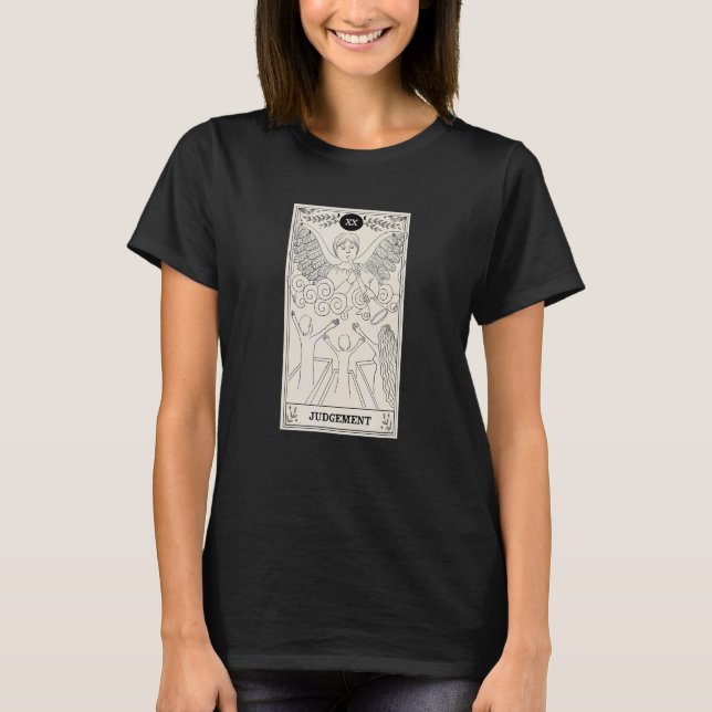 T-shirt Jugement Carte Tarot Croyances occultes Divination (Devant)