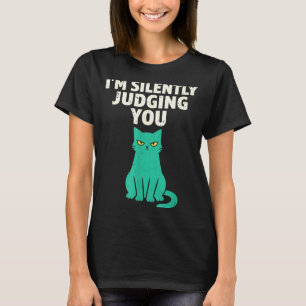 T-shirt Jugement silencieux humour drôle et sarcastique ch
