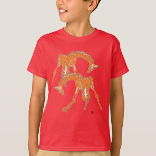 T - SHIRT JUGEND ODER JEMAND : GIRAFFES