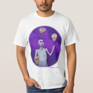 T-shirt Juggler Jongler crânes Imaginaire chemise d'art