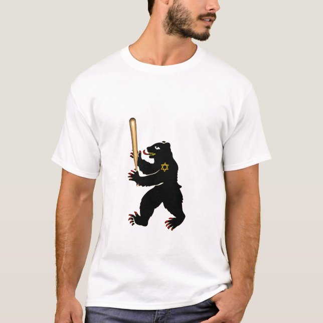 T-shirt Juif Allemagne d'ours (Devant)