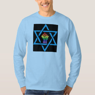 T-shirt Juif noir gai