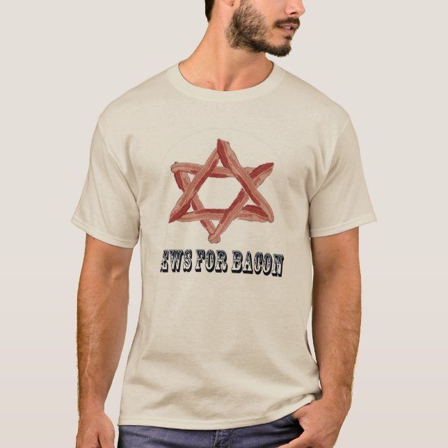 T-shirt Juifs pour le lard (Devant)