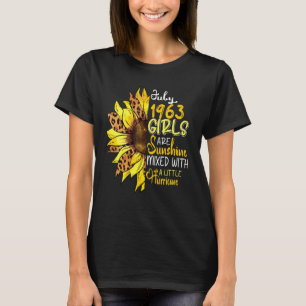 T-shirt Juillet 1963 Les Filles Sont Brillantes Mélangées