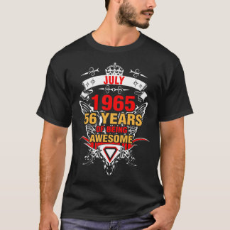 T-shirt Juillet 1965 56 ans d'être génial
