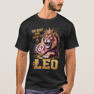 T-shirt Juillet Août Anniversaire Lion Le Meilleur Art Né
