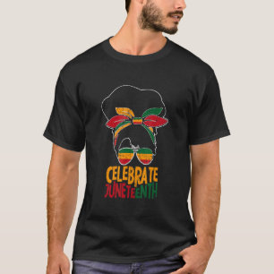 T-shirt Juin 1865 Hommes Africains Femmes Garçon fille 1