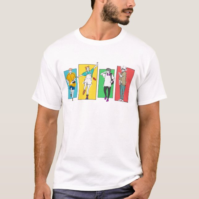 T-shirt Jujutsu Kaisen Perdu au Paradis (Devant)