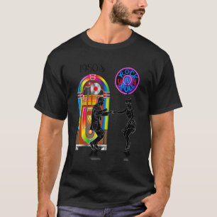T-shirt Jukebox Vintage Rock And Roll 1