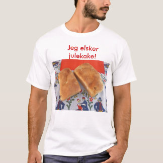 T-shirt Julekake d'elsker de Jeg !