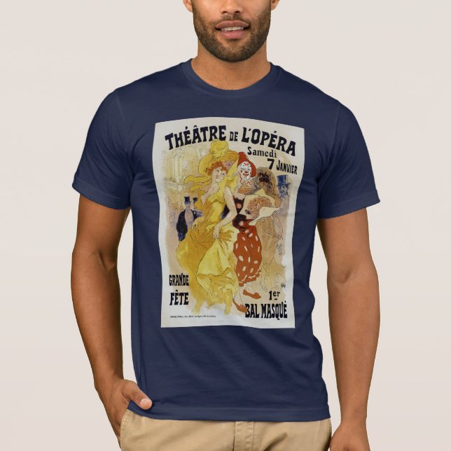 T-shirt Jules Cheret ~ Théâtre de L'Opéra (Devant)