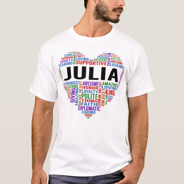 T-shirt JULIA Legend Heart (Devant)