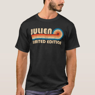 T-shirt JULIEN Nom de famille Retro Vintage 80s 90s Annive