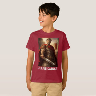T-shirt Julius Caesar rouge profond