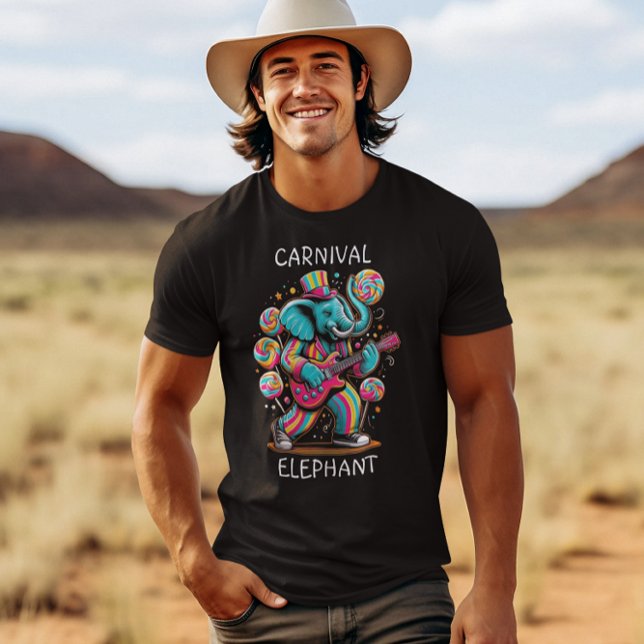 T-shirt Jumbo mélodique : Le Jamming des éléphants sur la  (Créateur téléchargé)