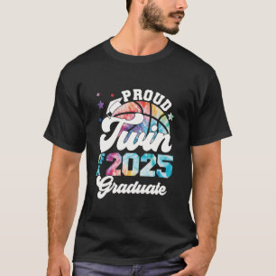 T-shirt Jumeau d'un 2025 Graduate Tie Dye Graduation