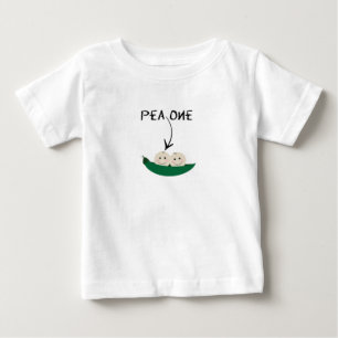 T-shirt jumeau pour deux pois dans une cosse !