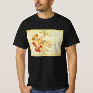 T-shirt Jumeaux Gémeaux Constellation Vintage Miroir d'Ura