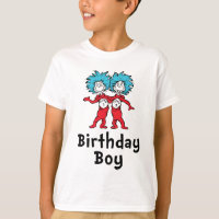 Jumeaux Thing One Thing Two Anniversaire | Garçon 