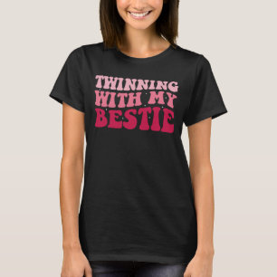T-shirt Jumelage Avec Mon Bestie Drôle Jour jumeaux