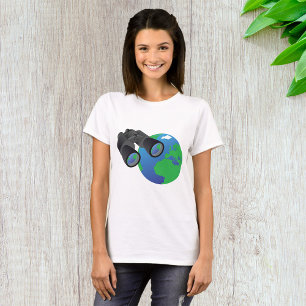 T-shirt Jumelles Et Femmes De La Terre