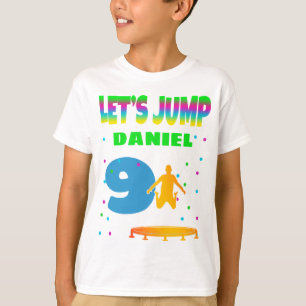 T-shirt Jump Trampoline Birthday Boy