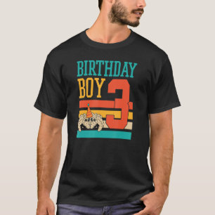 T-shirt Jumping Jumping Spider 3 ans Anniversaire Boy Part