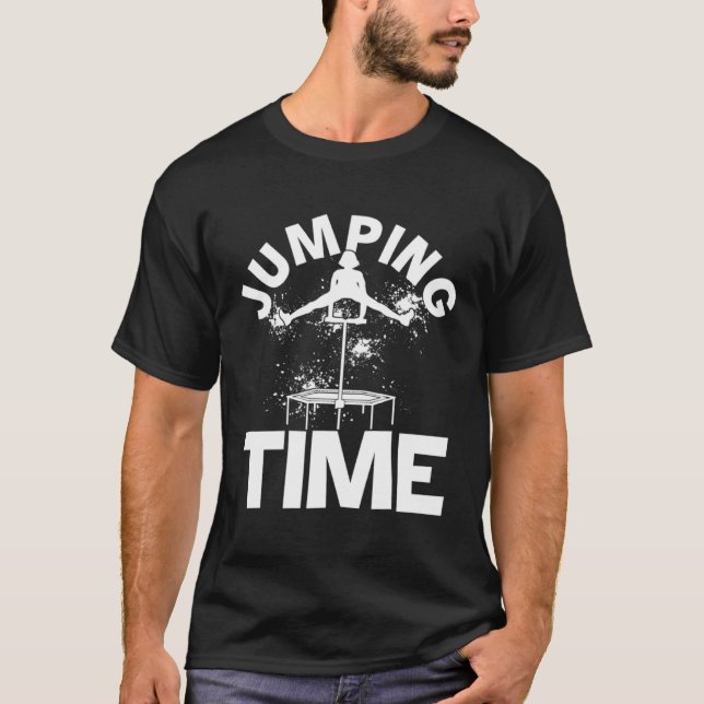 T-shirt Jumping Time Training Trampoline Fan Jumping Cardi (Devant)