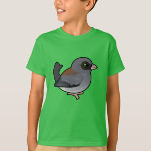 T-shirt Junco aux yeux foncés (tête grise)