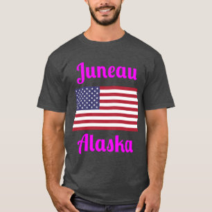 T-shirt Juneau Alaska Imprimés Élégants