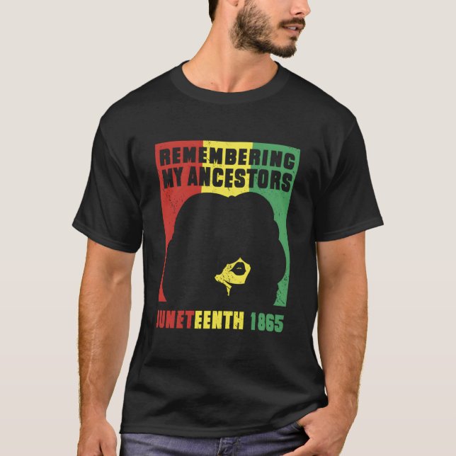 T-shirt Junenth Remembering My Ancestors (Devant)