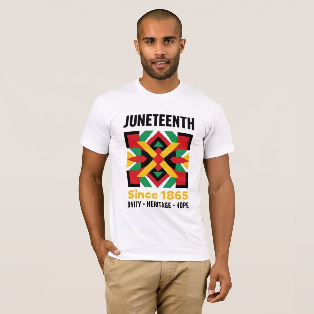 T-shirt Juneteenth (Devant entier)