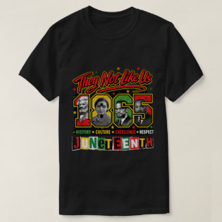 T-shirt Juneteenth 1865 Histoire des Noirs Leaders des Dro