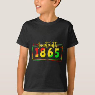 T-shirt Juneteenth 1865 Juneteenth Jour de la liberté pour