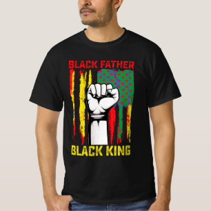 T-shirt Juneteenth Black Father Day Papa Roi Célébrant F