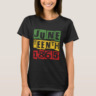 T-shirt Juneteenth Celebrate Black Freedom 1865 History Mo