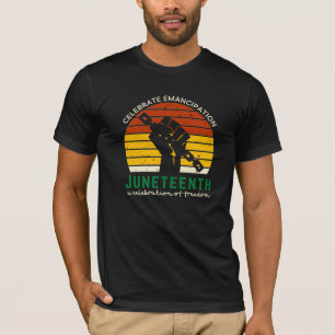 T-Shirt Juneteenth Célébration de la Liberté