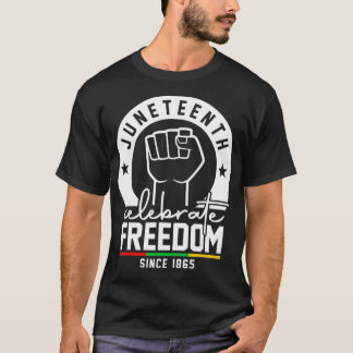 T-shirt Juneteenth Célébration de l'histoire des Noirs Lib