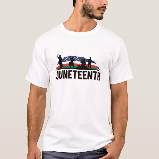 T-shirt Juneteenth Celebration: Vibrant Art (Devant)