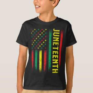 T-shirt Juneteenth - Histoire noire Racines africaines Mél