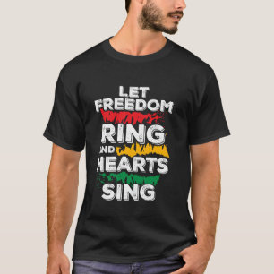T-shirt Juneteenth Mois de l'Histoire des Noirs Célébrant 