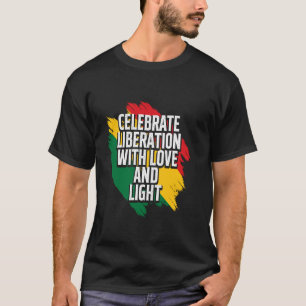 T-shirt Juneteenth Mois de l'Histoire des Noirs Célébrant 