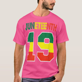 T-shirt Junetten Ancestors Black Pride Africain Américain