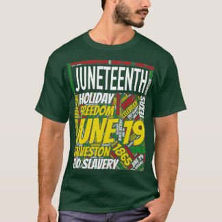 T-shirt Junetten Celebration Word Art
